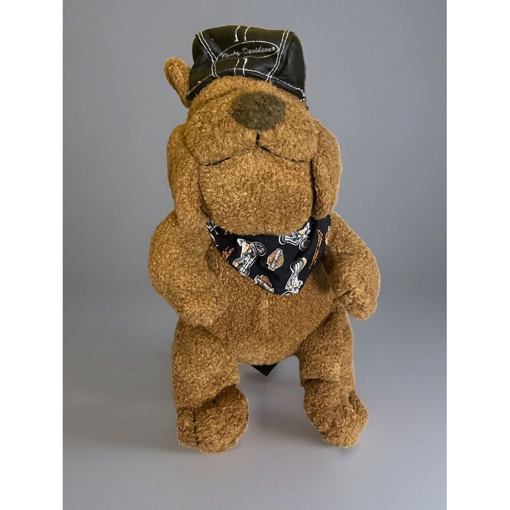 Harley Davidson‎ Knucklehead Bulldog Plush 2003 - VERY GOOD CONDITION!